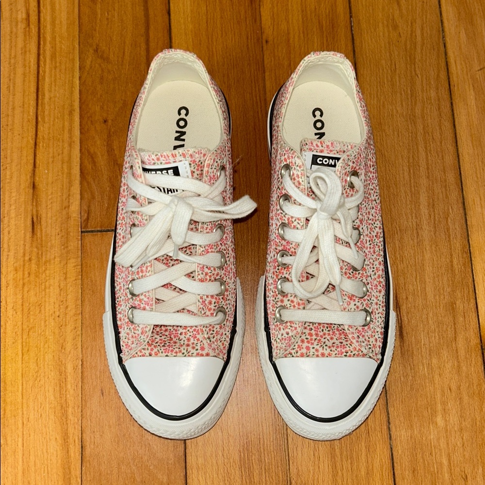 Converse Chuck Taylor All Star Platform Low Vintage Floral - Egre - Picture 5 of 9